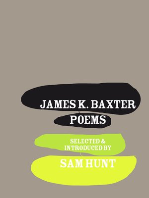 cover image of James K. Baxter